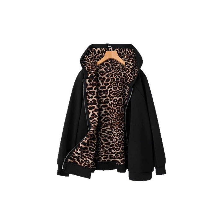 Veste en fleece confortable pour femmes avec doublure en animal Chic & Stil