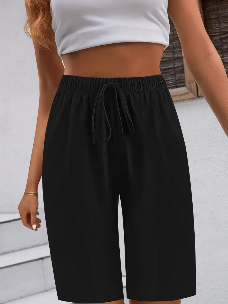 Bermuda Stretch Shorts Comfort Relaxed Fit Women Lune London