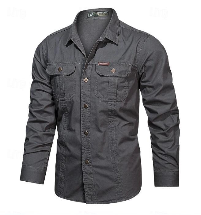Lune London | Men's Outdoor Shirt with Chest Pockets and Button Placket