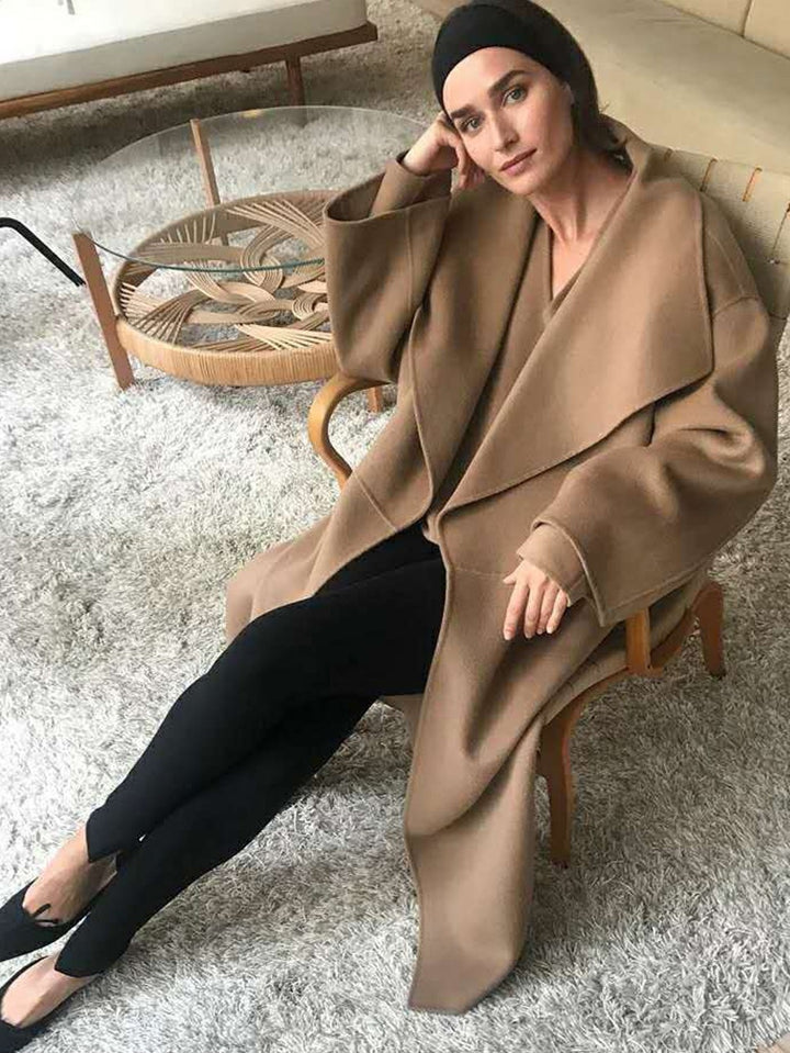Manteau élégant surdimensionné pour femme avec devant ouvert Chic & Stil