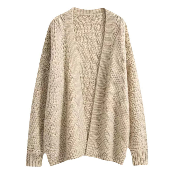 Gilet en tricot décontracté pour femme avec coupe oversize et textures spéciales Chic & Stil