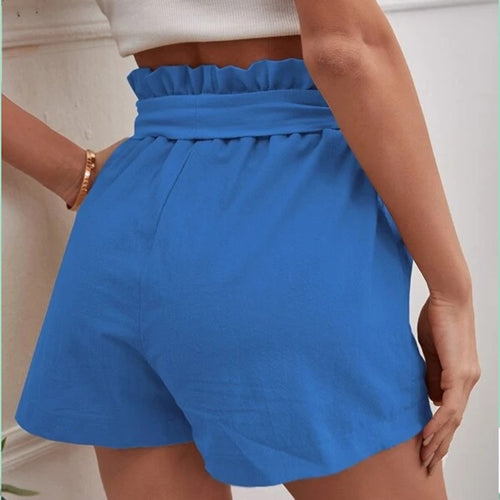 Tailored Shorts for Women with Tie and Practical Pockets Lune London