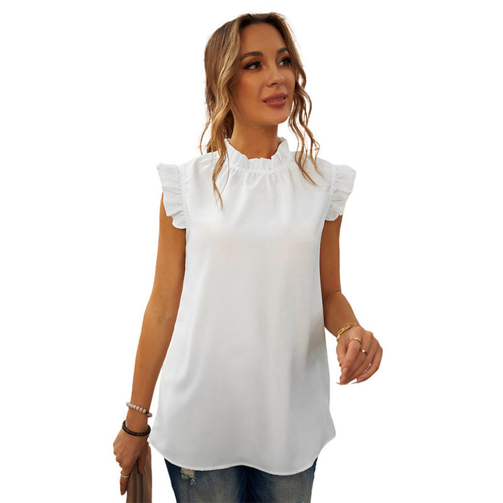 Ladies Elegant blouse with gathered detail Lune London