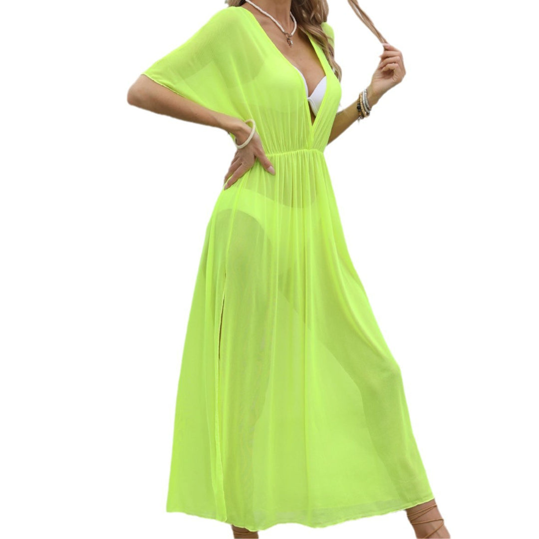 Ladies Breezy Maxi Cover-Up Dress Lune London