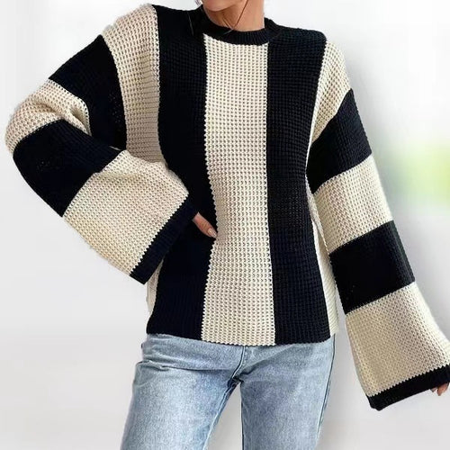 Pull-over tendance pour femmes avec manches larges Lune London