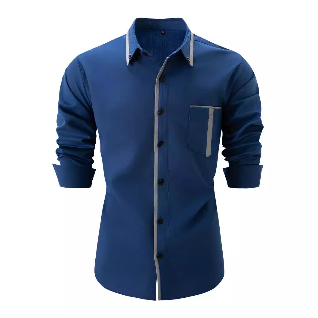 Lune London long sleeve leisure shirt for men