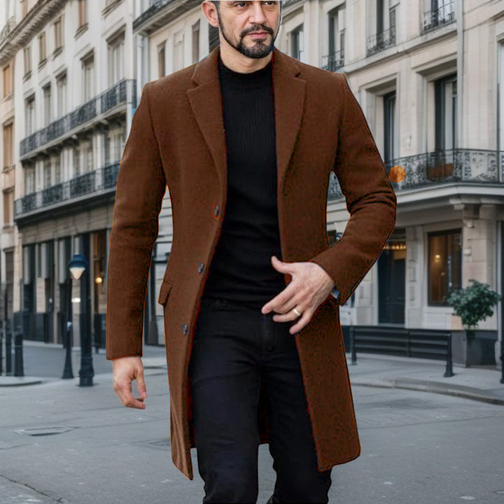 Elegant wool coat for men Lune London 1760428448