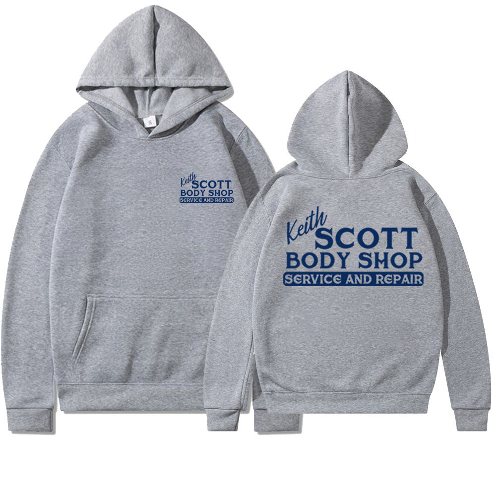 Women's hoodie sweatshirt with creative print and soft fleece material Chic & Stil