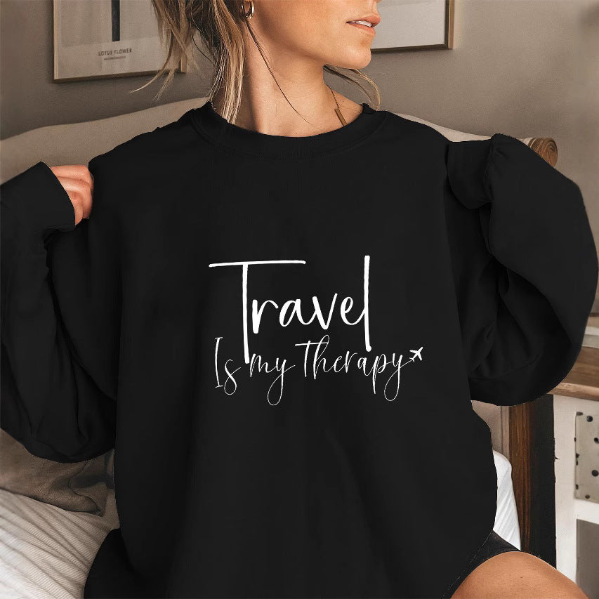 Sweat-shirt pour femmes avec impression accrocheuse et manches ballon Chic & Stil