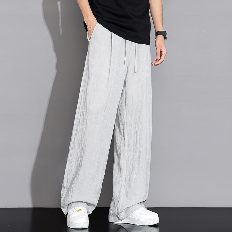 Pantalon en lin décontracté pour hommes Chic und Stil