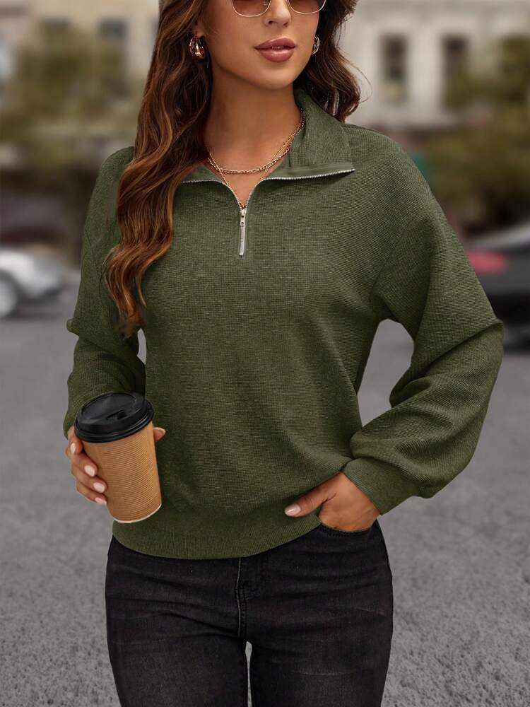 Lune London Women's Sporty Zip Sweater