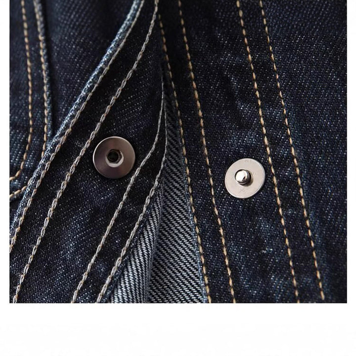 Veste en jean pour femmes avec deux poches poitrine plaquées et col classique Chic & Stil