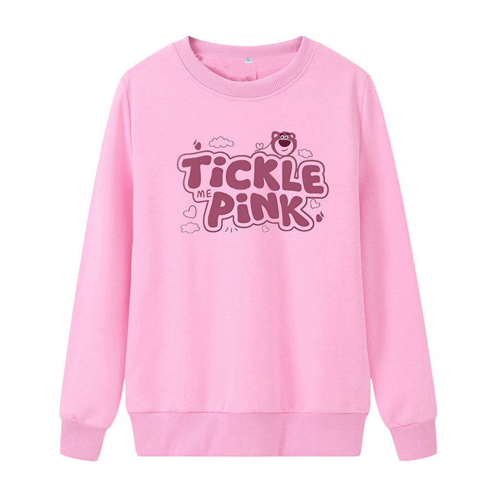 Women's sweatshirt in casual design with cheerful print Chic & Stil