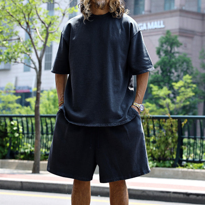 Casual short sleeve t-shirt set for men and shorts Lune London