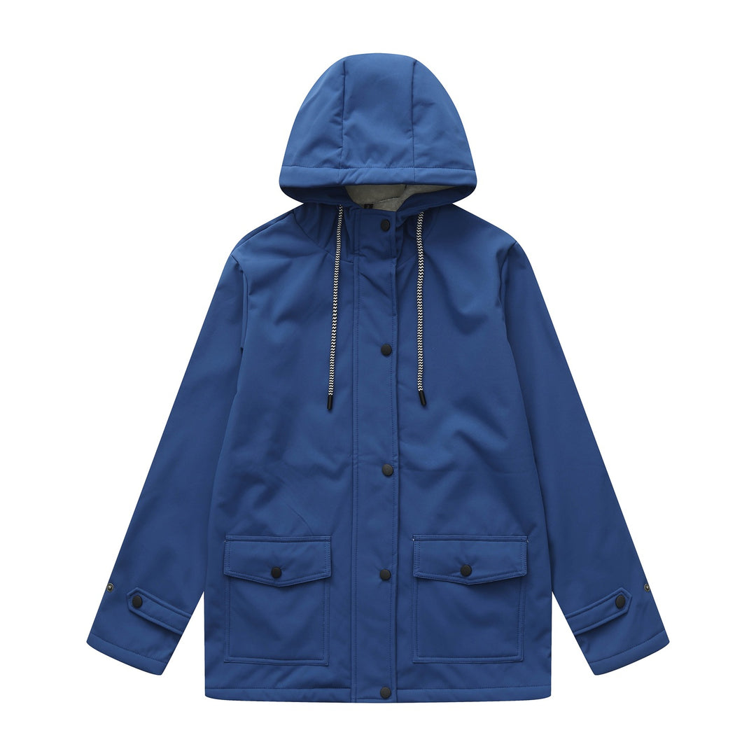 Women's functional water-repellent transition jacket with hood Lune London