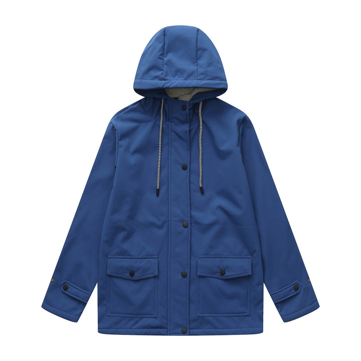 Women's functional water-repellent transition jacket with hood Lune London