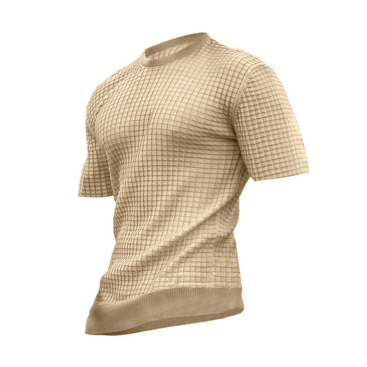 Short Sleeve Performance T-Shirt for Men with Structured Design Lune London