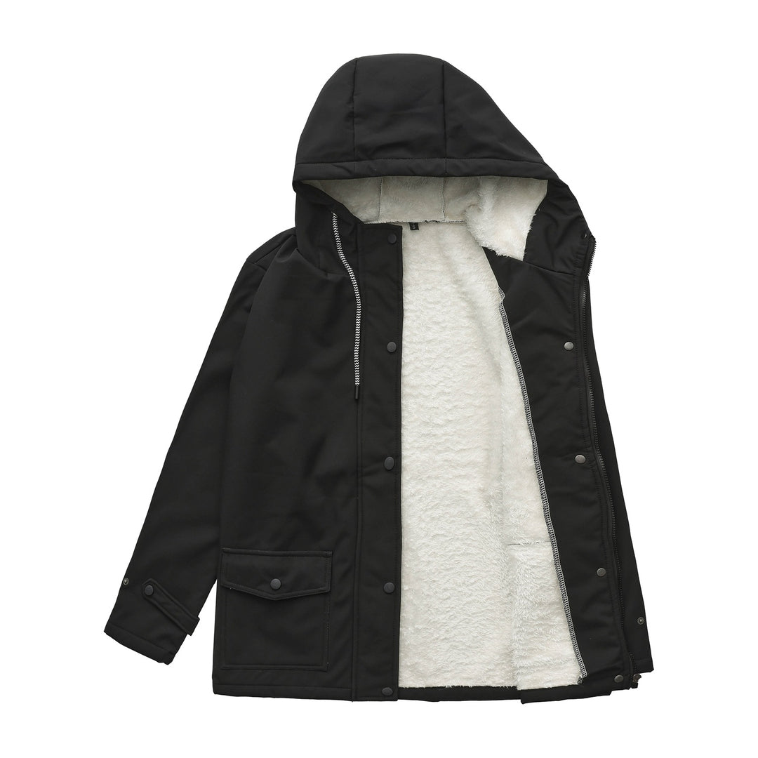 Waterproof parka jacket for women with adjustable drawstring Lune London