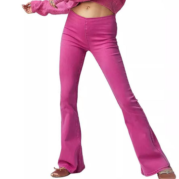 Women Flared Jeans in a casual cut with a high waistband and figure-flattering silhouette Lune London