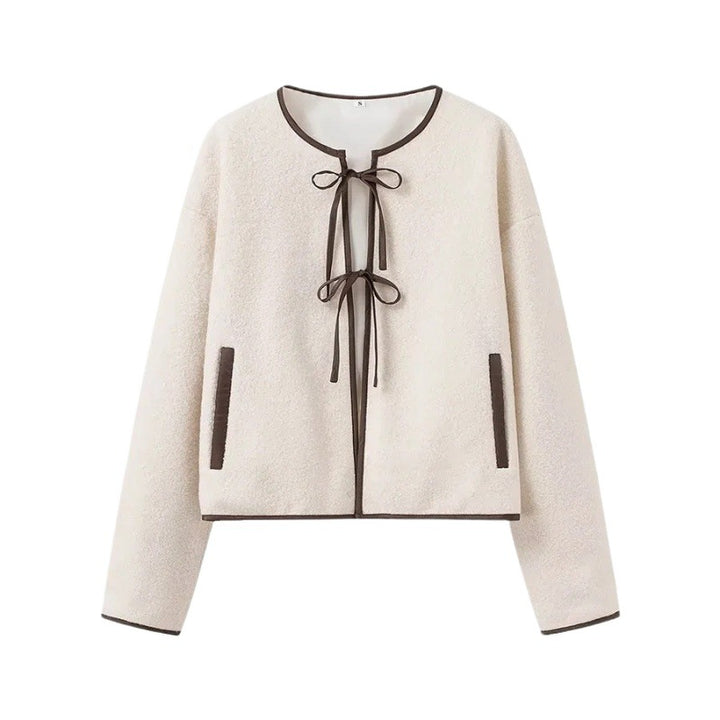 Comfortable fleece jacket for women with stylish sleeves Lune London