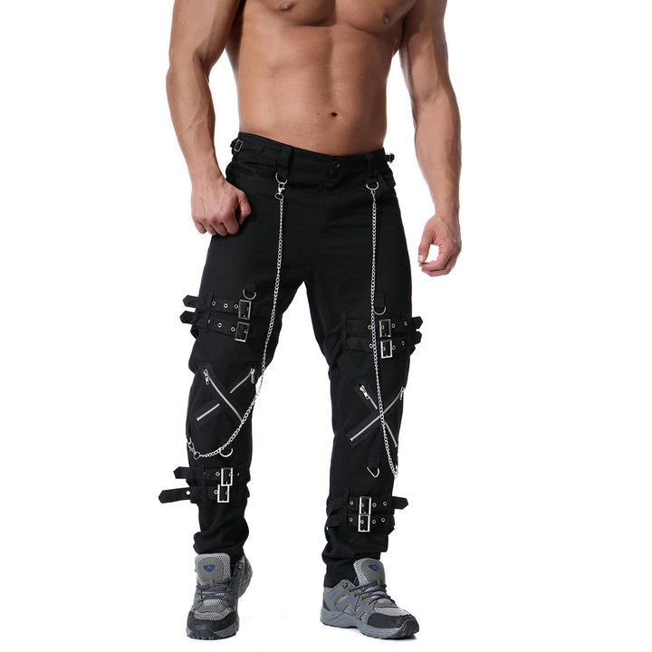 Men's cargo pants with a versatile cut and stylish hooks Lune London