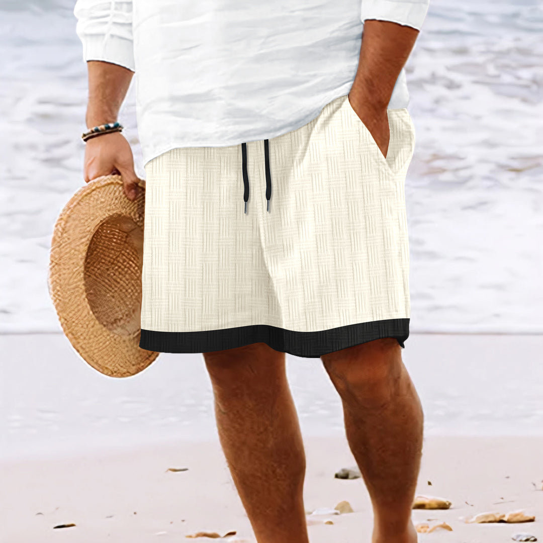 Chic and Stylish Structured Men's Beach Shorts