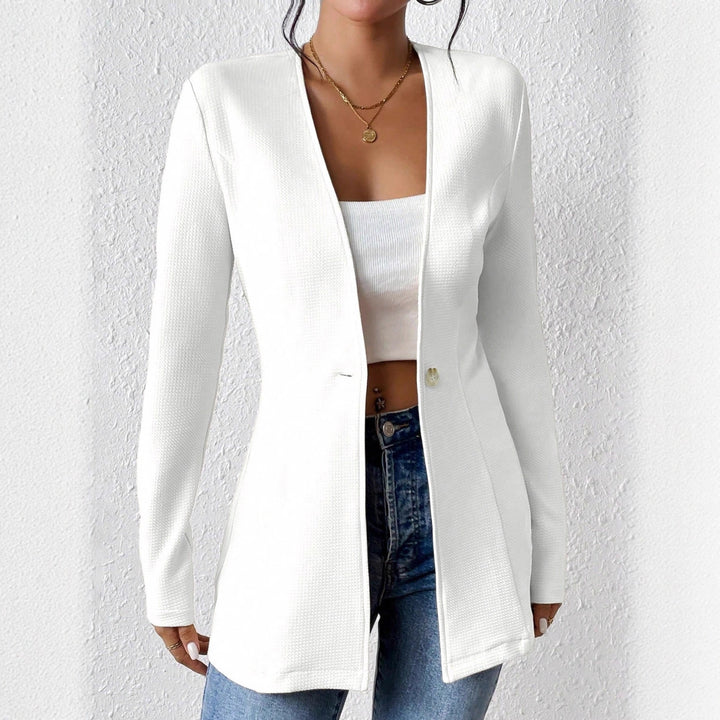 Elegant blazer jacket for women with asymmetric cut Lune London