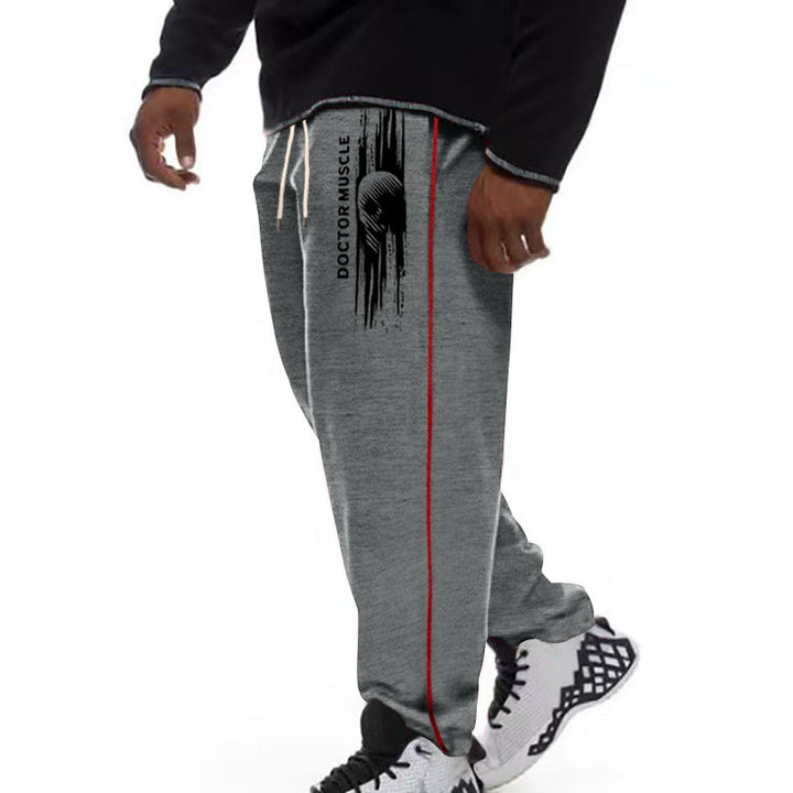 Casual sports pants for men with side stripes Lune London