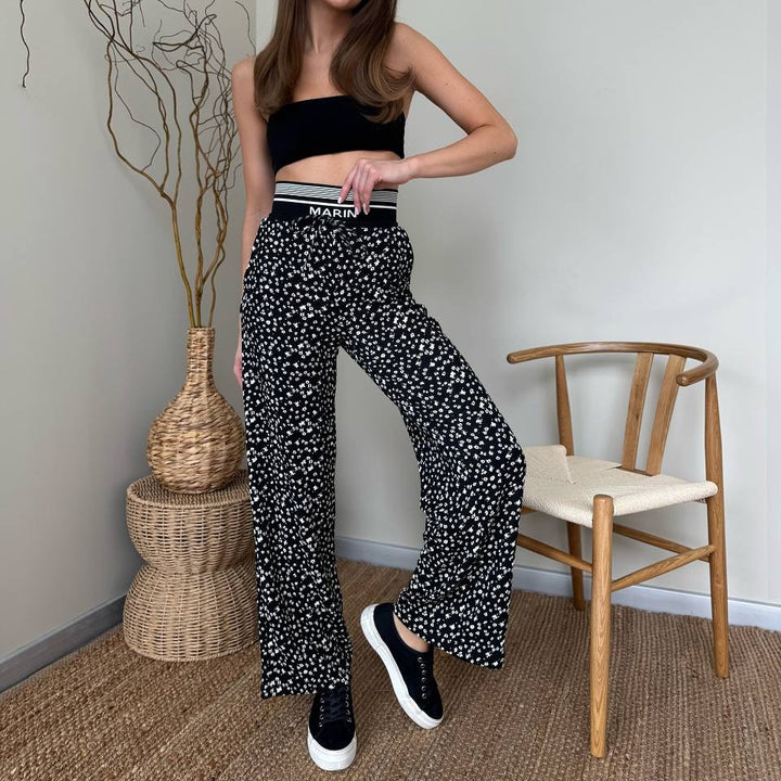 Lune London Leopard Print Lounge Pants for Women