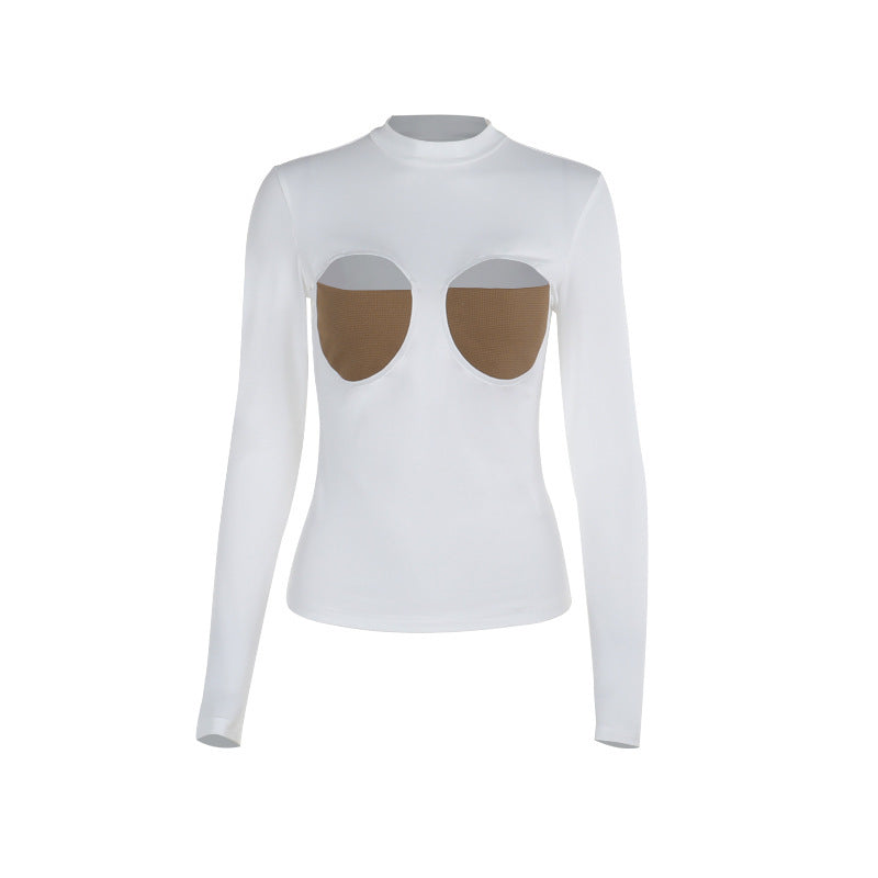 Ladies Cut-Out Long Sleeve Body Lune London