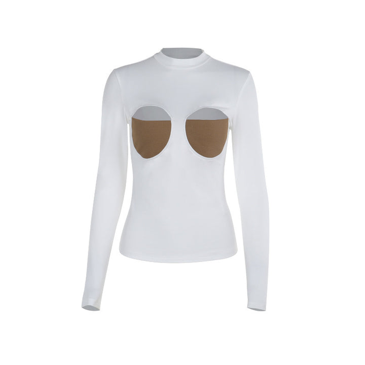 Ladies Cut-Out Long Sleeve Body Lune London