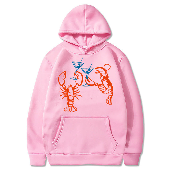 Sweat à capuche pour femmes avec motif de homard turbulente Chic & Stil