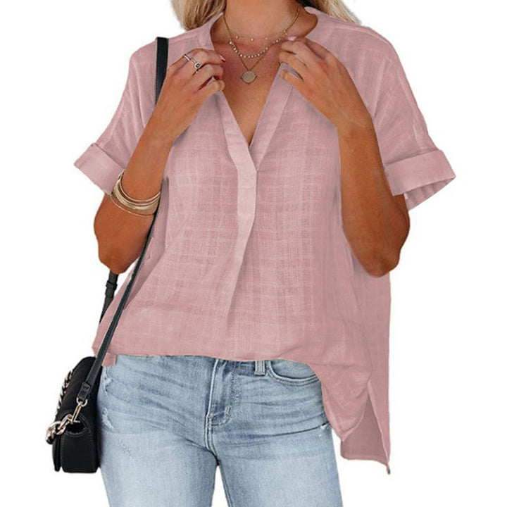 Ladies Lightness Relaxation Fit Buttonhole Top Lune London