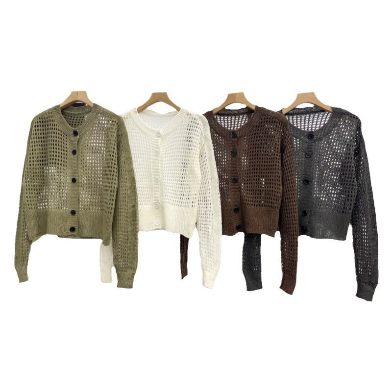 Cardigan tricoté léger pour femmes avec une structure de point unique Chic & Stil
