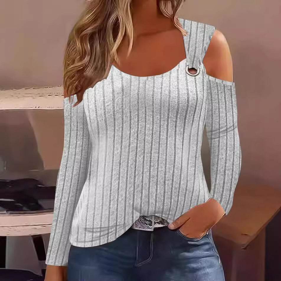 Elegant blouse for women with trendy cut and shoulder details Lune London