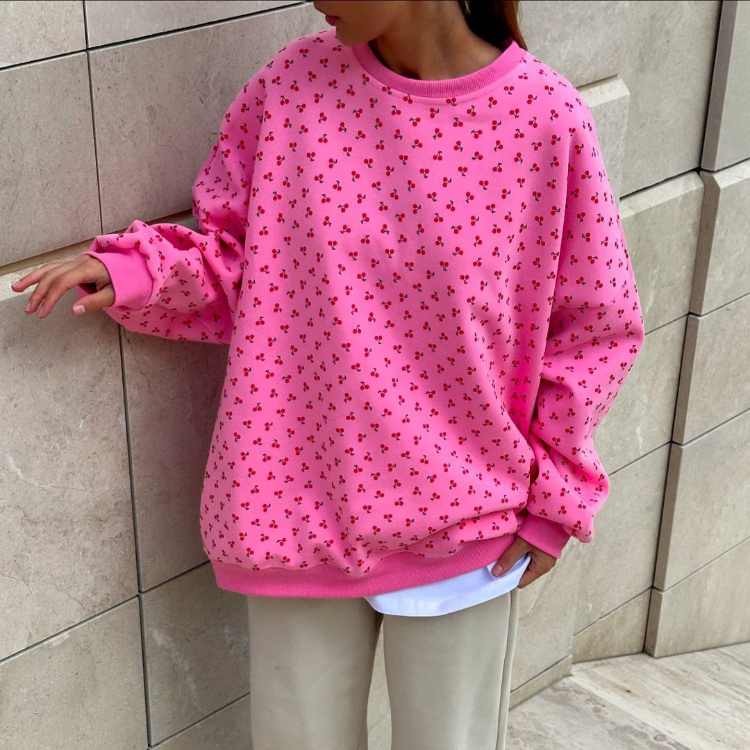 Lune London floral design women's sweatshirt