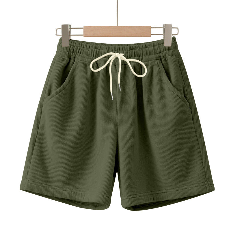 Casual men's pants in soft fabric with elastic waistband and practical side pockets Lune London