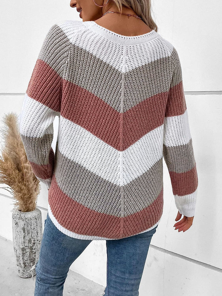 Lune London women's patterned knit sweater in a casual style