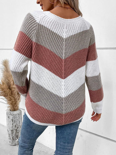 Lune London women's patterned knit sweater in a casual style
