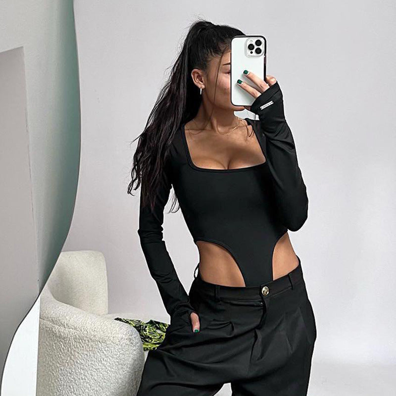 Body sculpting for women with creative cut-out details and long sleeves Lune London