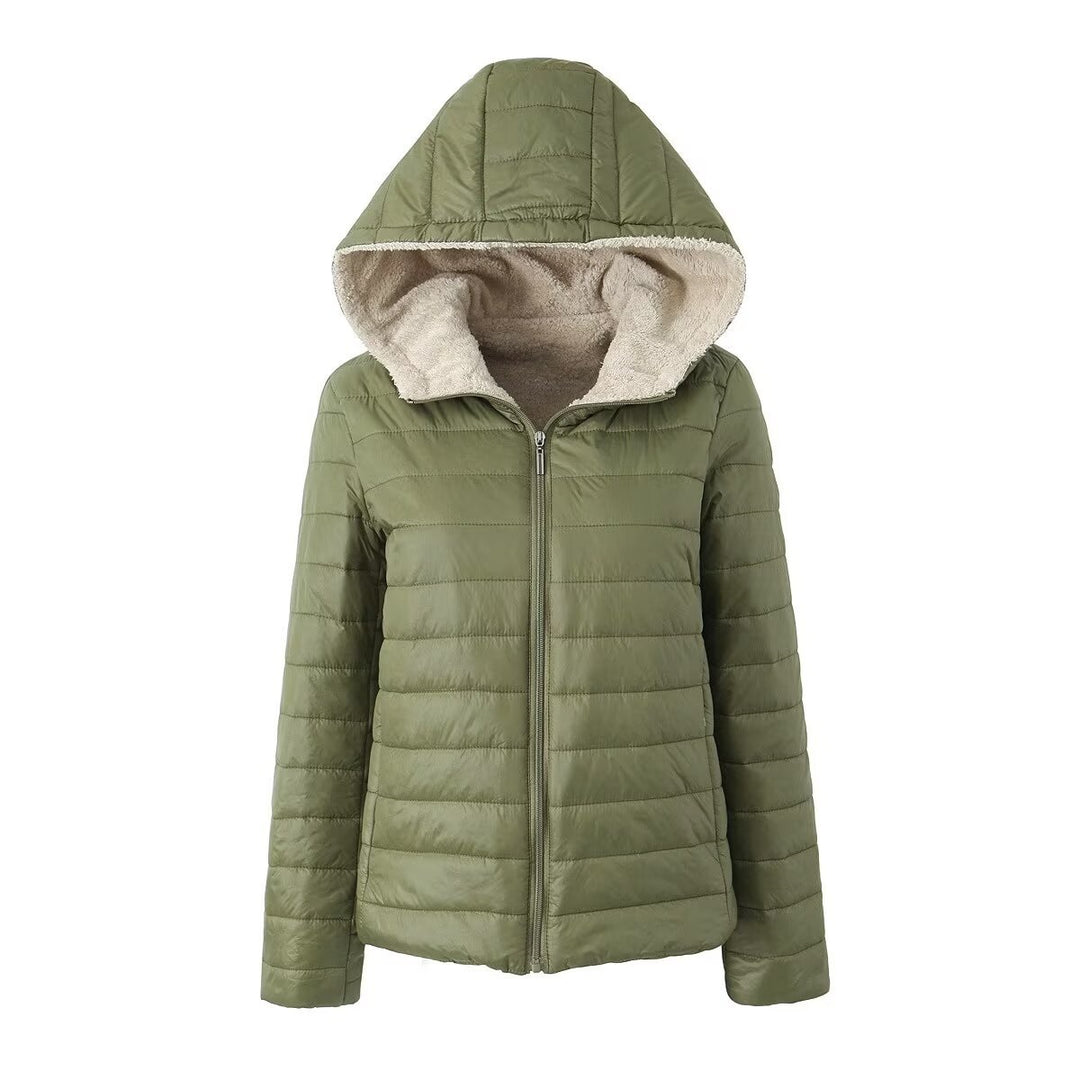 Ladies lightweight and warm down jacket Lune London