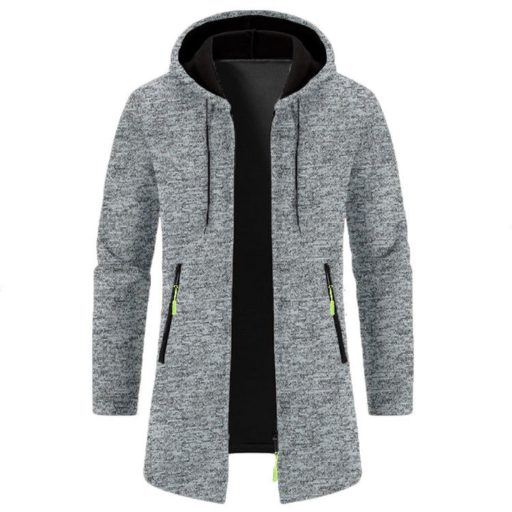 Casual hooded jacket for men with ergonomic cut and practical zippered pockets Lune London