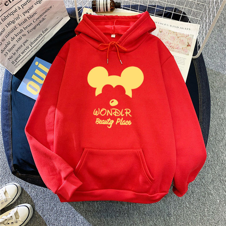 Women's hoodie with playful animal motif Chic & Stil