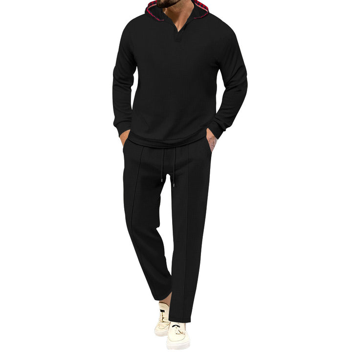 Men's comfortable waffle texture leisure suit Lune London