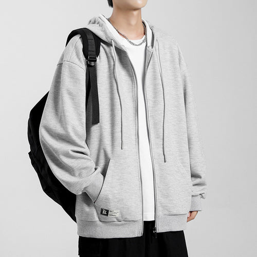 Men's comfortable zip-up hoodie with oversized fit Lune London