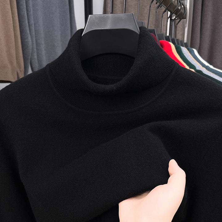 Lune London Women's Turtleneck Sweater in Fine Cotton Blend