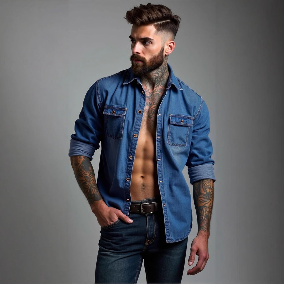 Lune London Casual Cotton Shirt for Men
