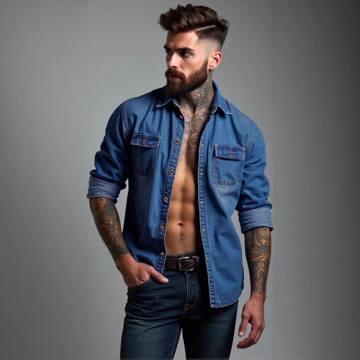 Lune London Casual Cotton Shirt for Men