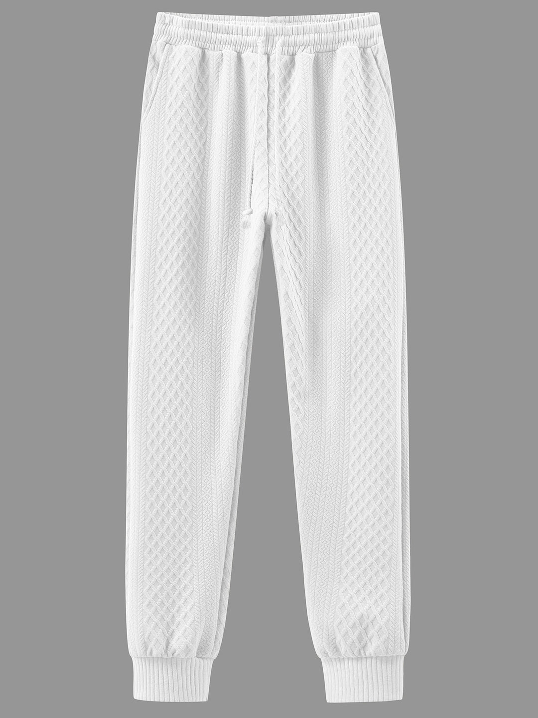 Comfortable sweatpants for men with an innovative structured design and an adjustable waist Lune London