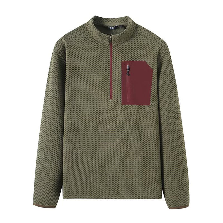 Pull fonctionnel femme avec col montant et fermeture éclair pratique Chic & Stil